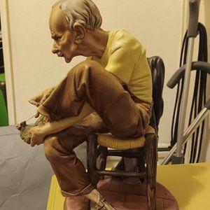 10 inch tall Porcelain , Capo Di Monte ,